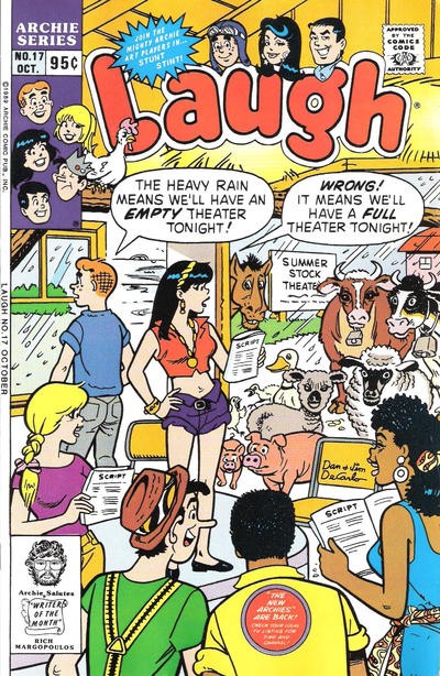 Laugh (Vol. 2) #17 VF; Archie | Farm Animals Cover - w/Bag+Board
