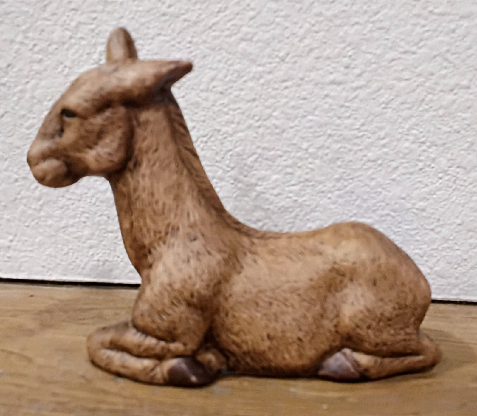 VTG Kirkland Signature Porcelain Nativity Set Replacement Laying Donkey Lt Brown