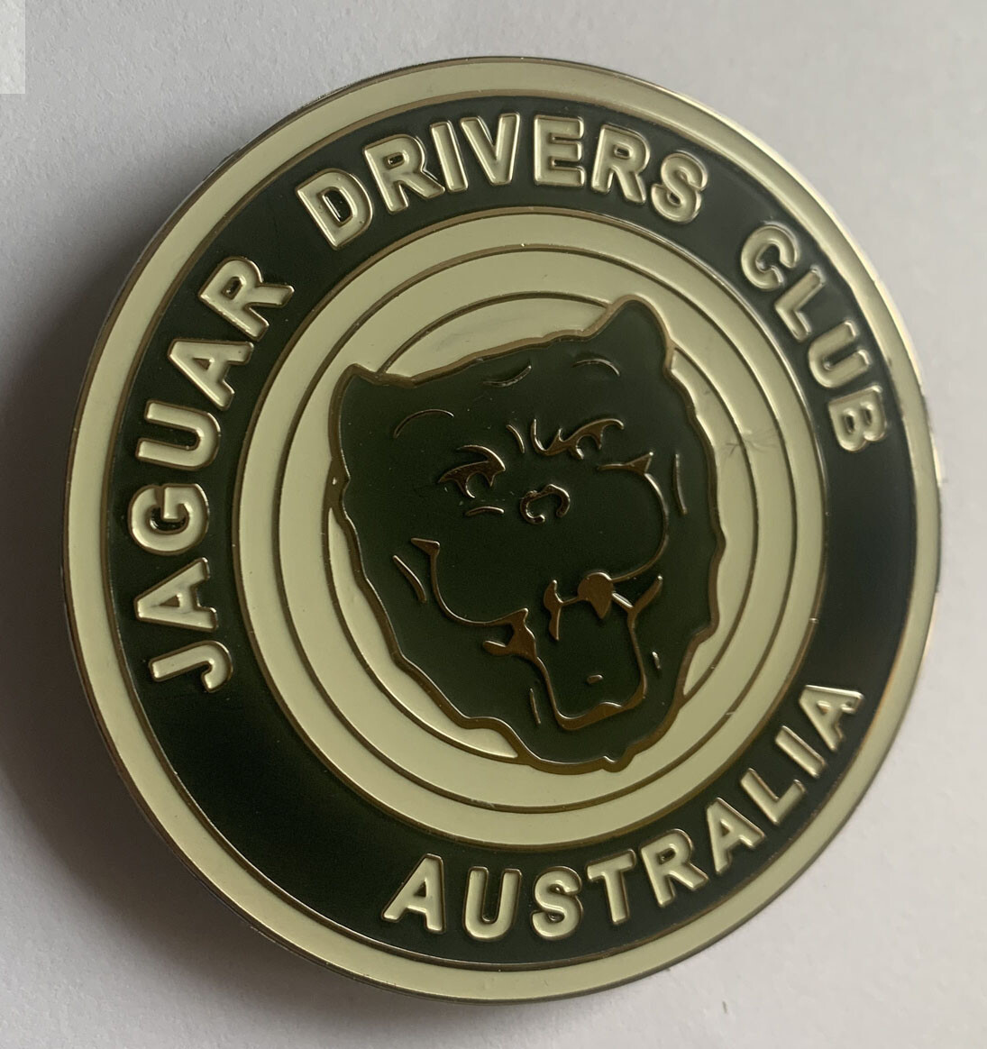 Car badge - Jaguar Drivers club Australia grill badge emblem mg Audi VW Porsche