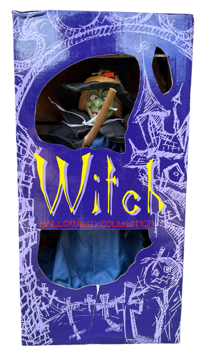 Vintage Witch Collins Halloween Collection Village Spooky Figurine 1997 New