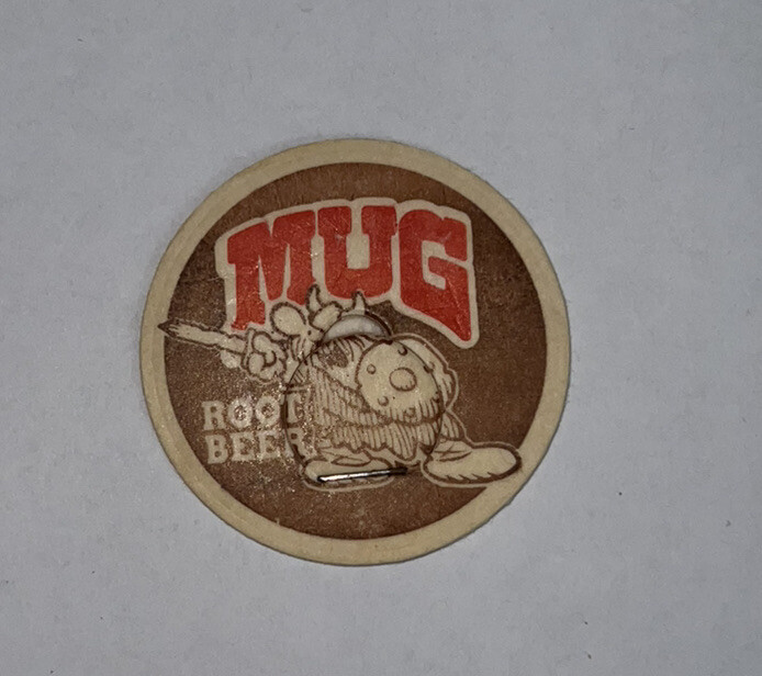 Vintage Milk Cap Mug Root Beer Viking Pog Collectible 1993 Slammer Collectible