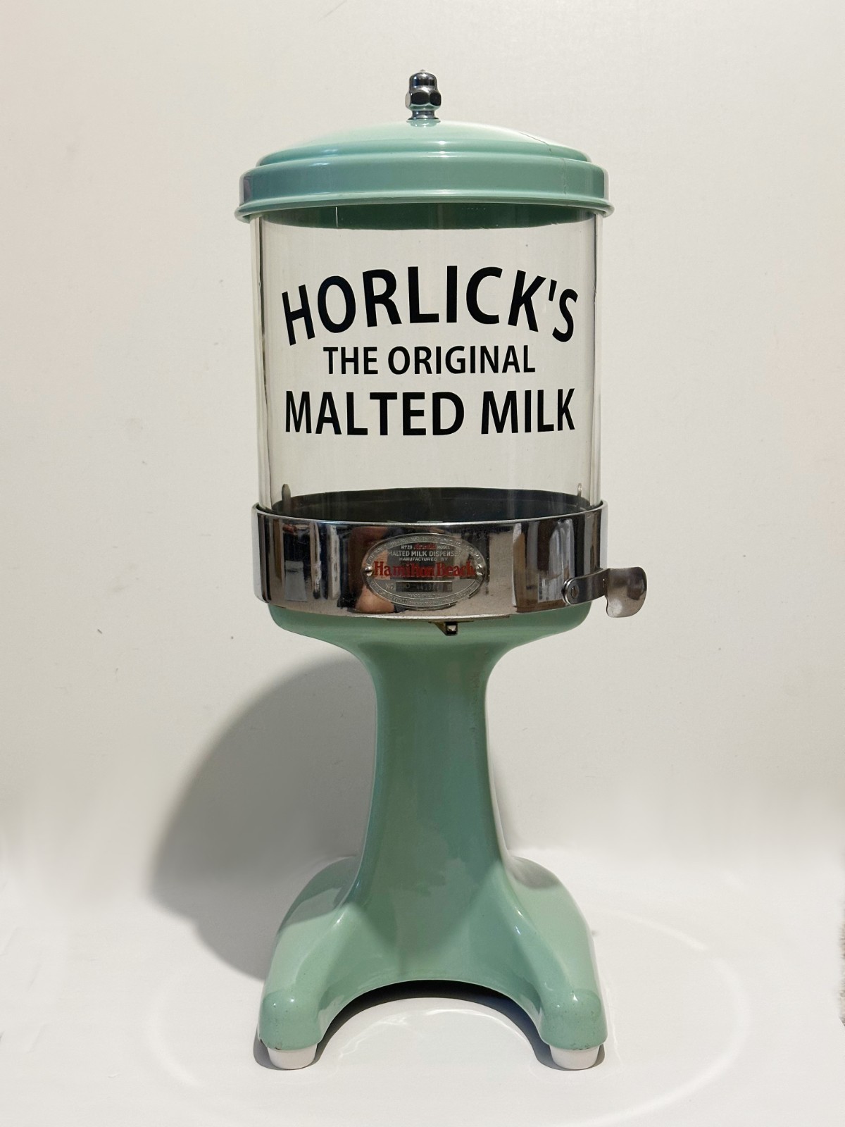 Vintage Hamilton Beach Horlick's Malt Powder Dispenser Soda Fountain Model # 20D