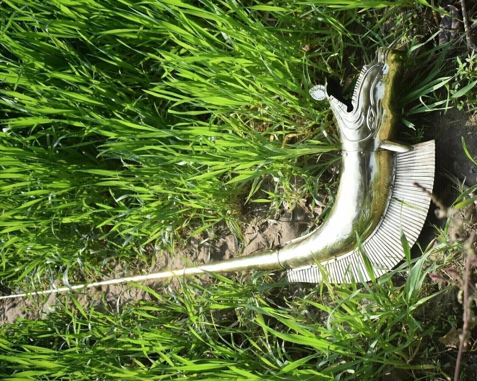 Medieval Celtic DeskFord war Iron Age Brass Playable Carnyx Trumpet Horn 05