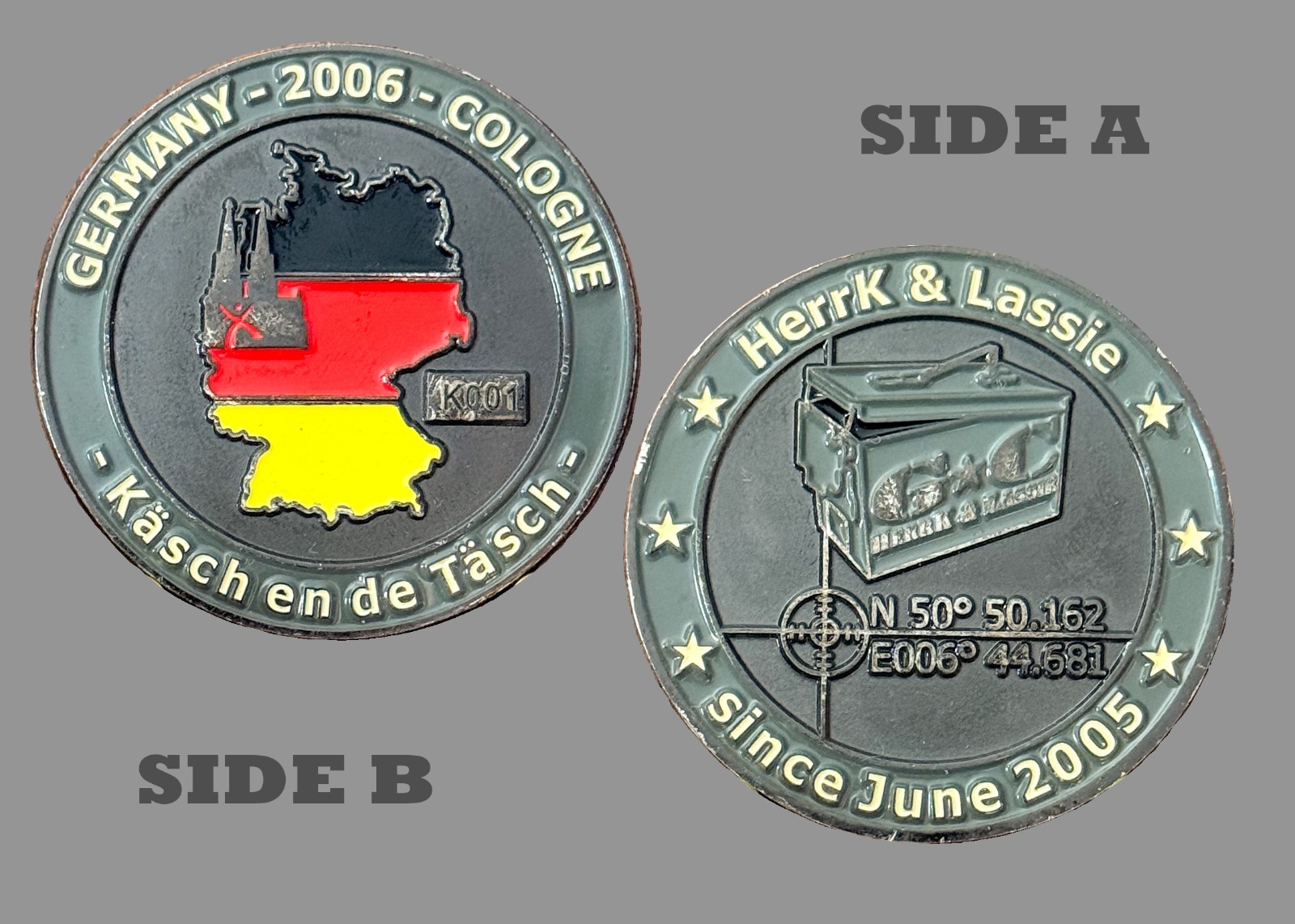 Germany Cologne 2006 Geocaching Challenge Coin  1#29