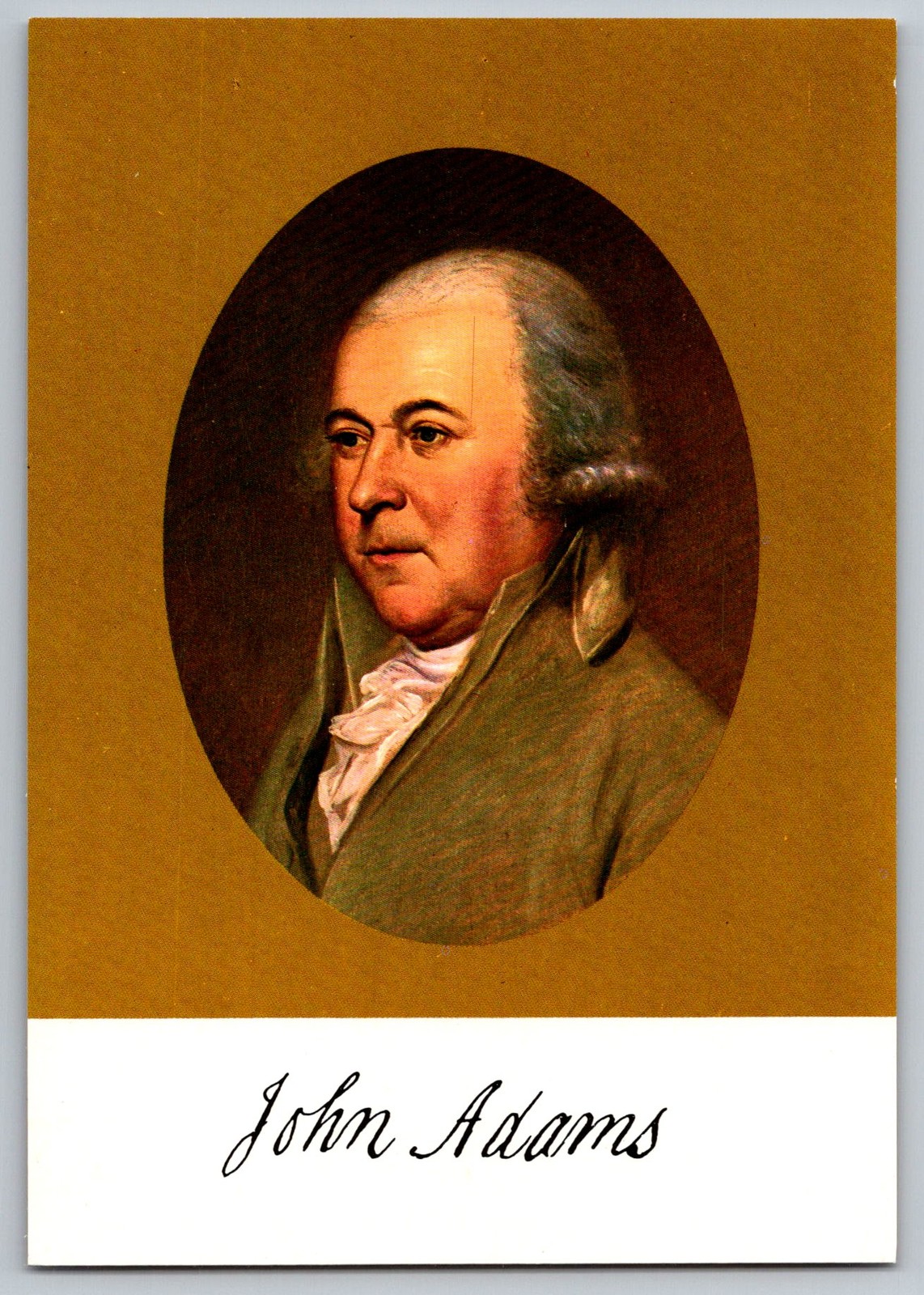 Postcard - John Adams (1735-1826) By Charles Willson Peale, Philadelphia