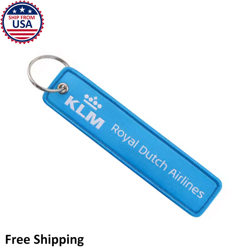KLM Royal Dutch Airlines Collectibles Car Keychain Travel Luggage Bag Tag KLM Royal Dutch Airlines Collectibles Car Keychain Travel Luggage Bag Tag