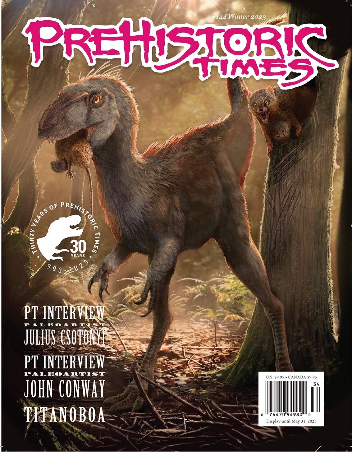 NEW #144 Issue Prehistoric Times dinosaur magazine PT Winter 2023 mint
