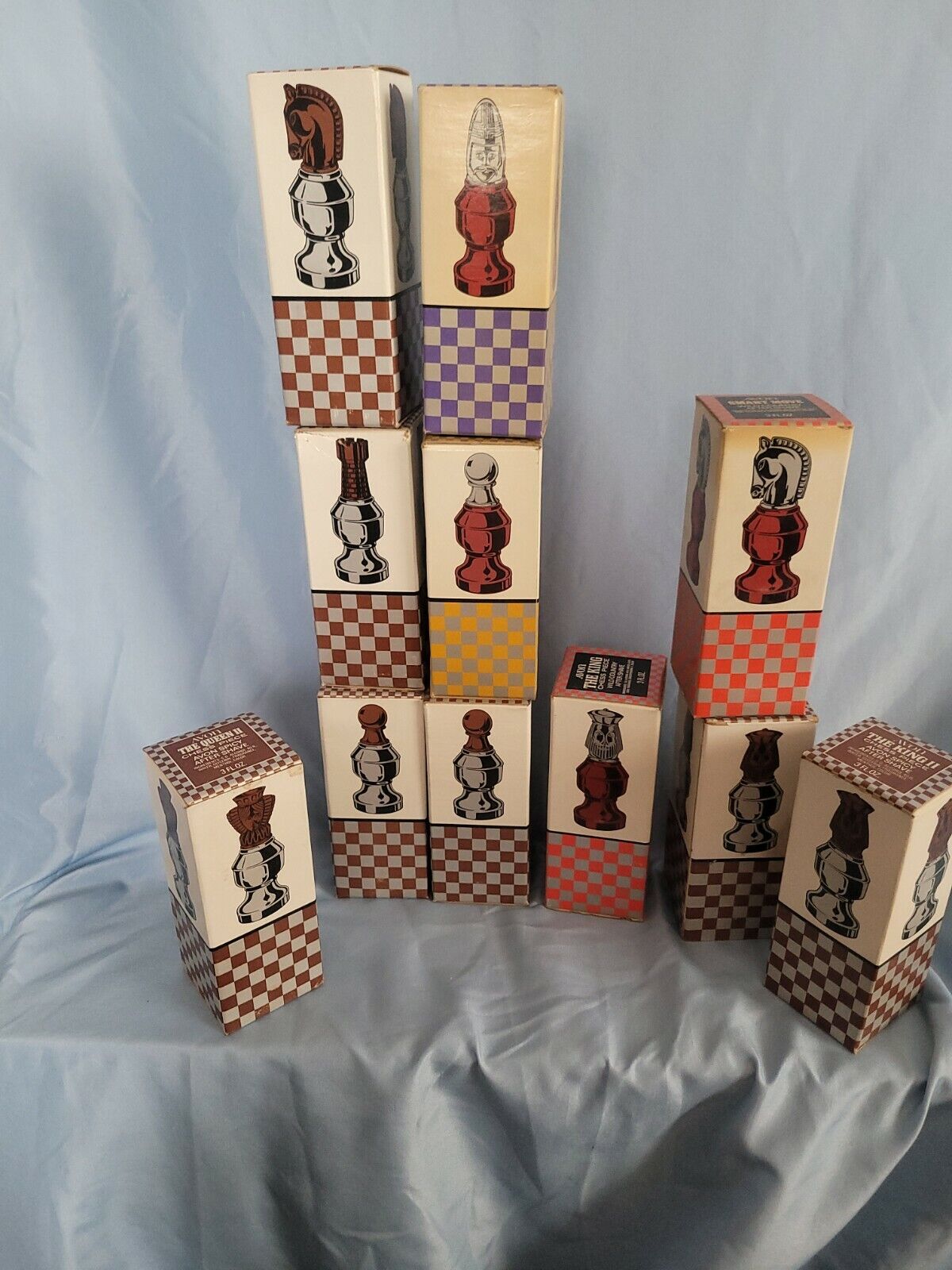 Avon Chess Pieces Avon Smart Move Aftershave Brande new original boxes 3fl oz.