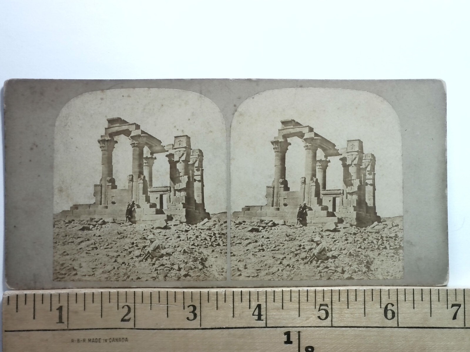 Temple of Gertasse Nubia Stereoview Francis Frith 1850s Egypt Ancient Ruins Temple of Gertasse Nubia Stereoview Francis Frith 1850s Egypt Ancient Ruins