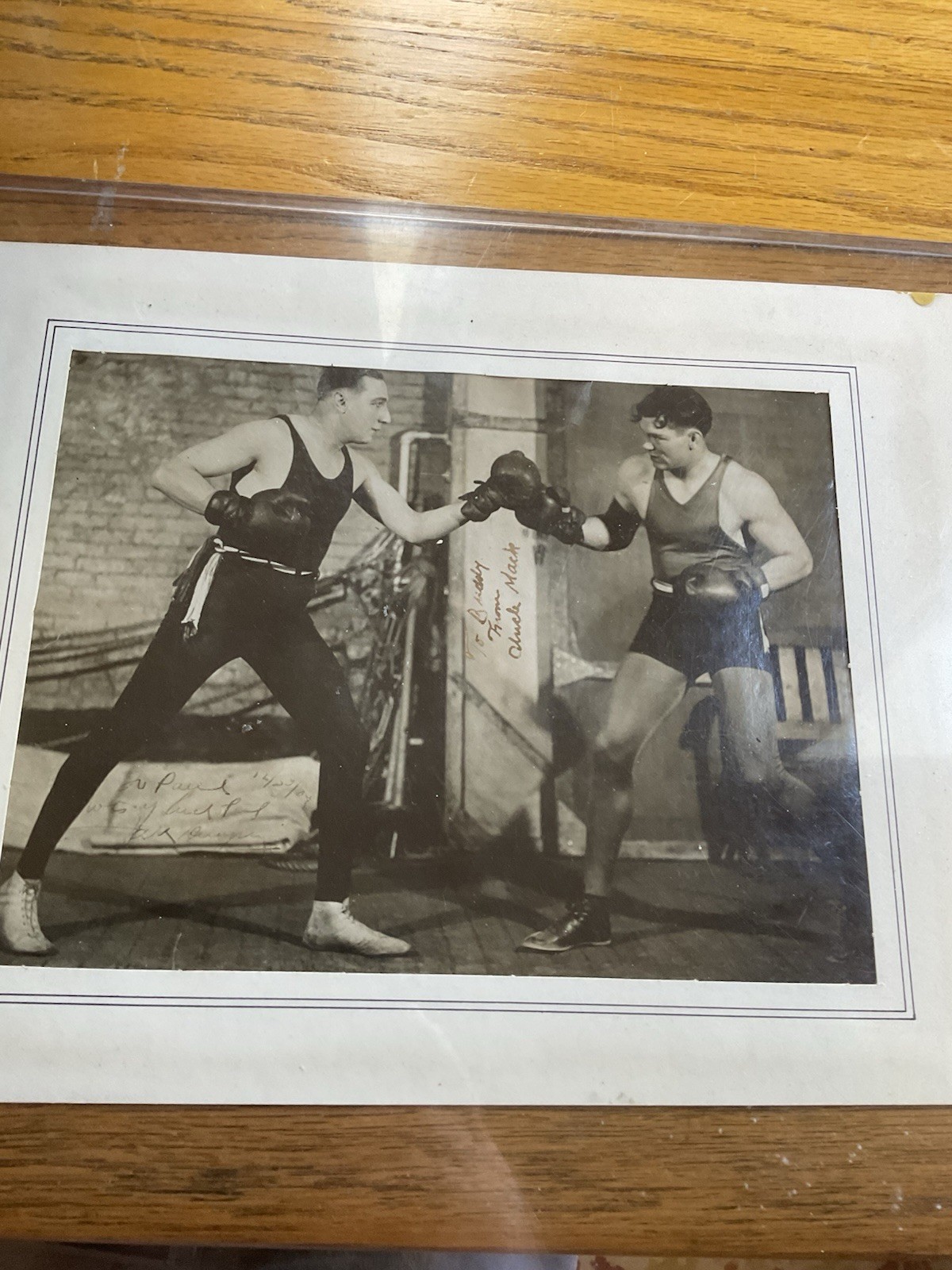 Jack Dempsey Signed Photo Earliest Show Autograph Boxing Champion 9x12