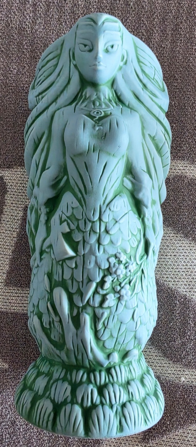 NIB HTF Disney Cruise Line Treasure Haunted Mansion Parlor Bride Tiki Mug 1st Ed