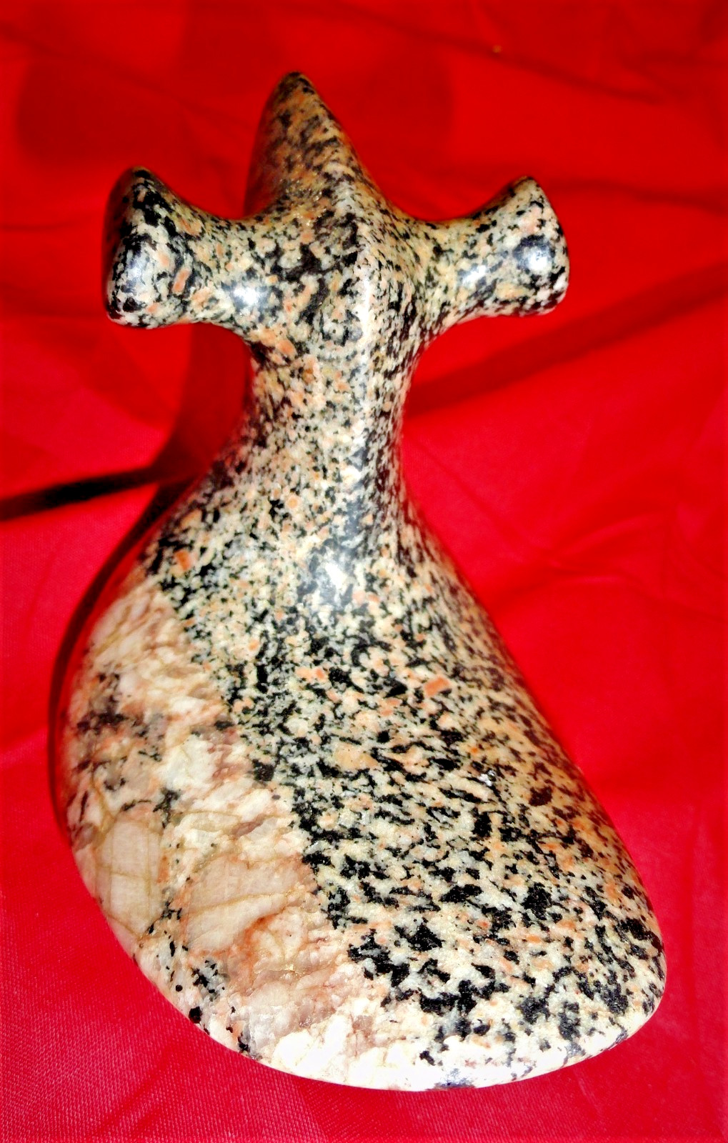 Authentic Huge Rare Extreme Nesting Style Birdstone (Slug Effigy)