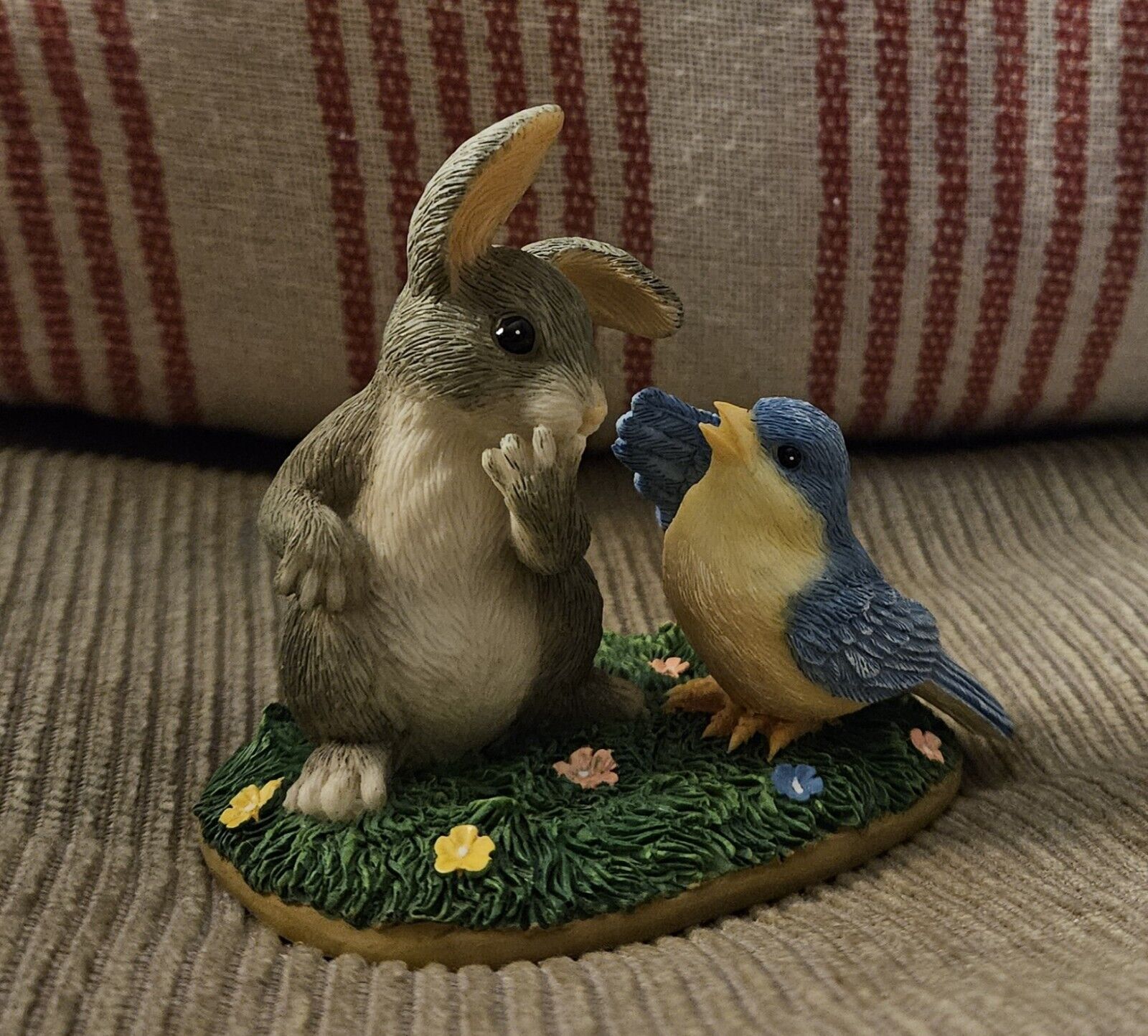 Vintage Charming Tails A Little Bird Told Me by Fitz and Floyd 89/720 Dean Griff