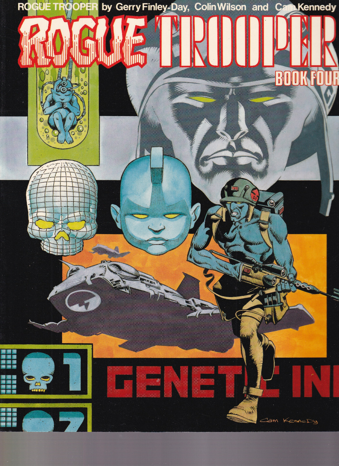 Rogue Trooper Book 4 Titan Books 1986 Gerry Finley-Day Colin Wilson Brett Ewins