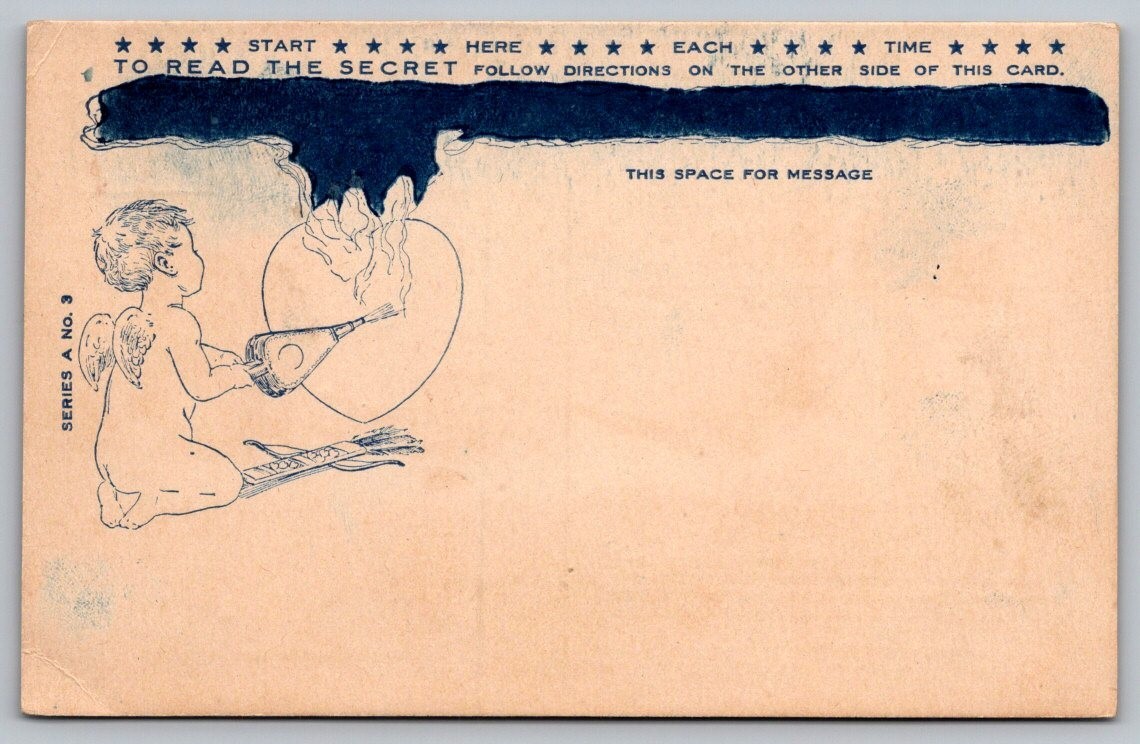 Postcard | Secret Message Ali Baba Postcard Co. 