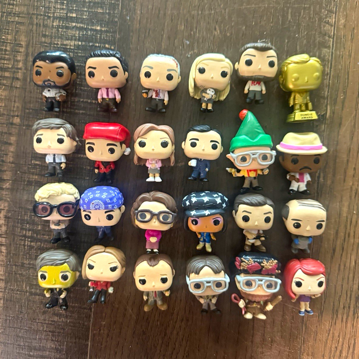 Funko Pocket Pop The Office Vinyl Mixed Lot w/ Dundie Award, Michael & Dwight