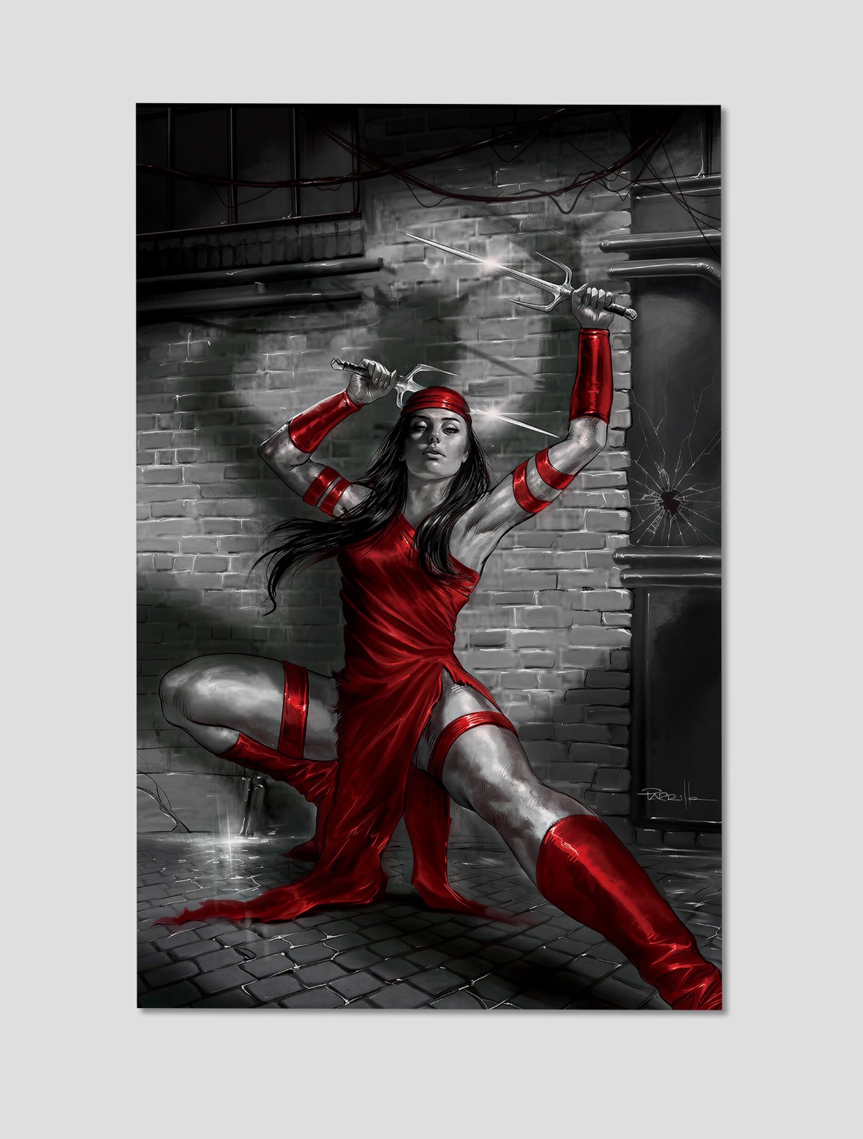 Elektra Black White & Blood #1  Giclee Print Poster 11