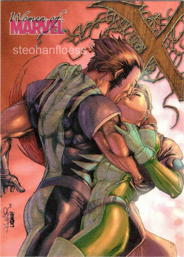 2008 Rittenhouse Archives Women of Marvel Embrace E8 Wolverine & Rogue
