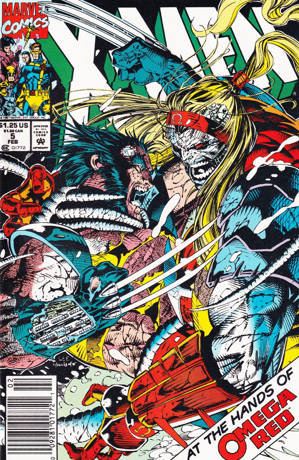 X-Men #5 Newsstand Cover Marvel Comics