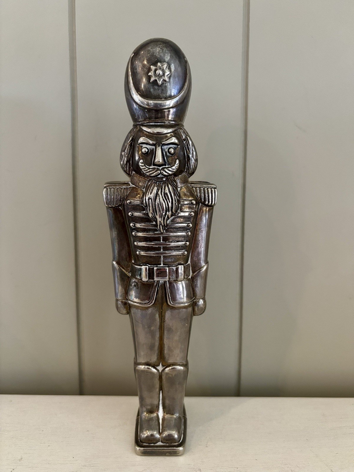 Vintage 1993 GODINGER Silver Plated Toy Solder NUTCRACKER 8