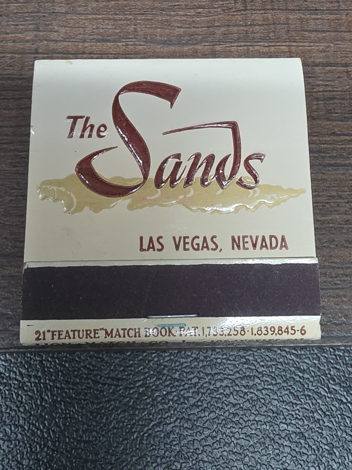 1965 The Sands Matchbook 