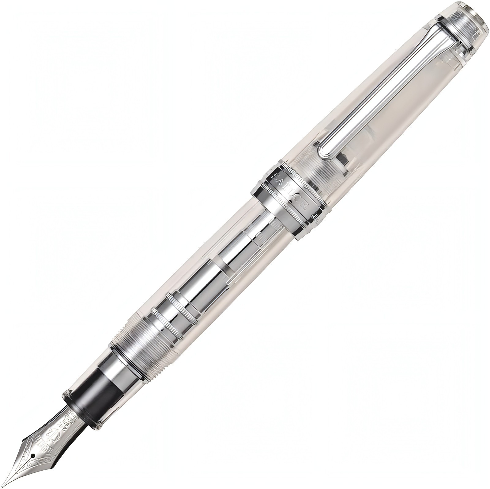 Fountain pen Sailor Professional Gear KOP Demonstrator Silver Trim 10-9619-600 B