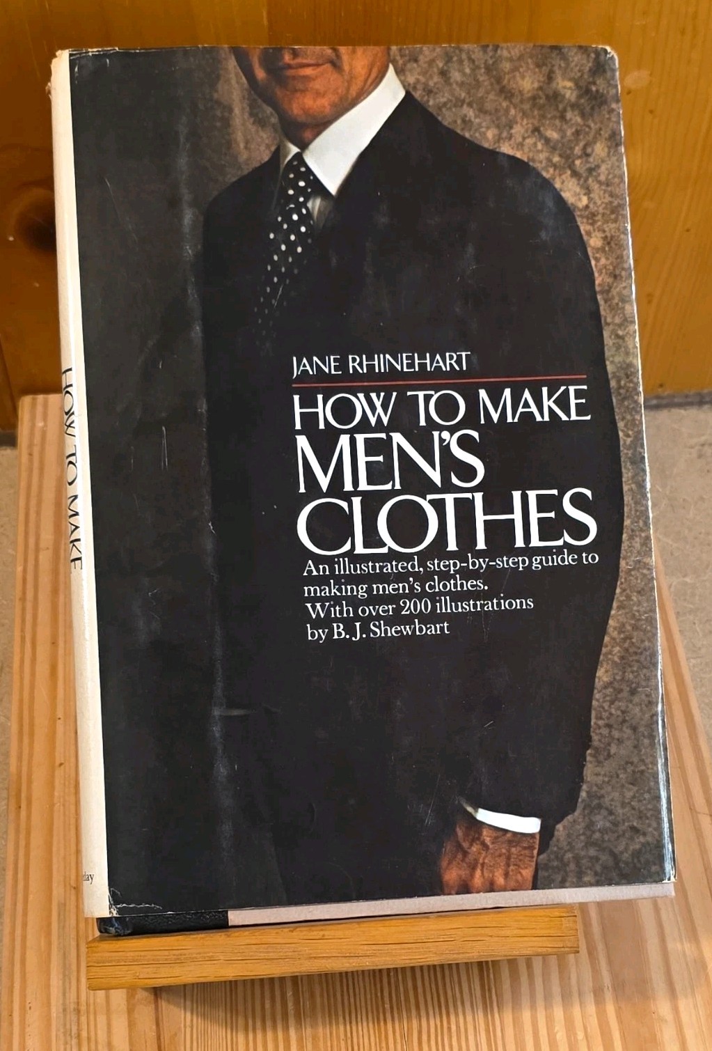 Jane Rhinehart How to Make Men's Clothes 1975 1st Ed Hardcover Vintage Original