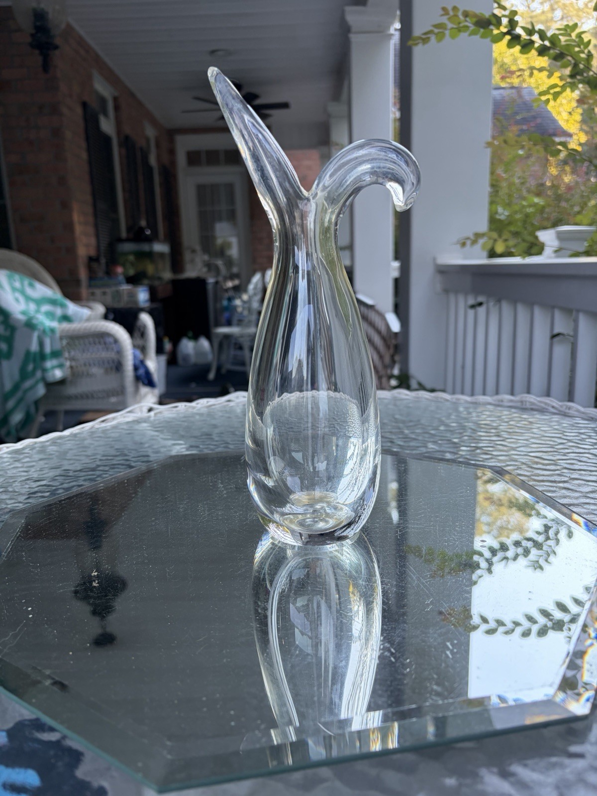 Beautiful Vintage Signed Steuben Crystal 10\