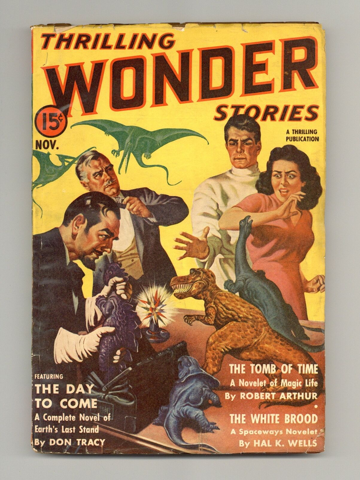Thrilling Wonder Stories Pulp Nov 1940 Vol. 18 #2 VG/FN 5.0