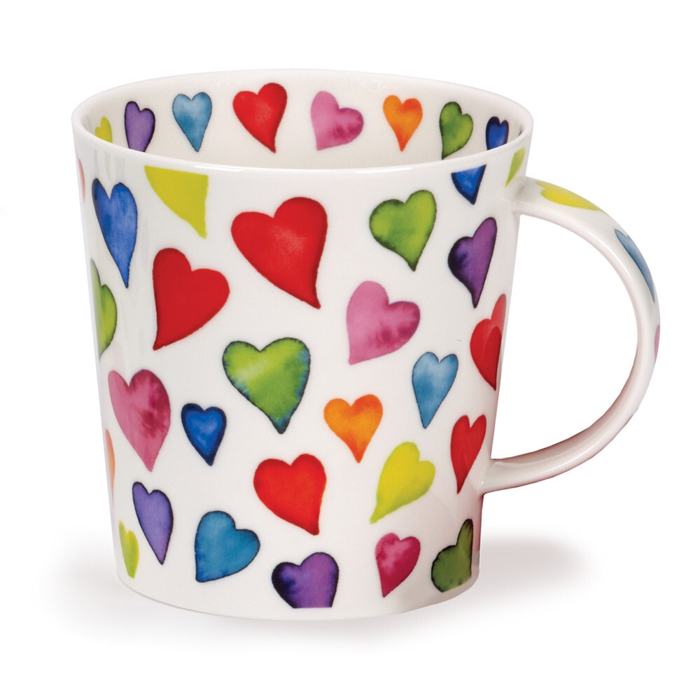 Dunoon Mugs - CAIR Warm HEARTS - 480ml / 16.23oz - 1 x Fine Bone China Mug