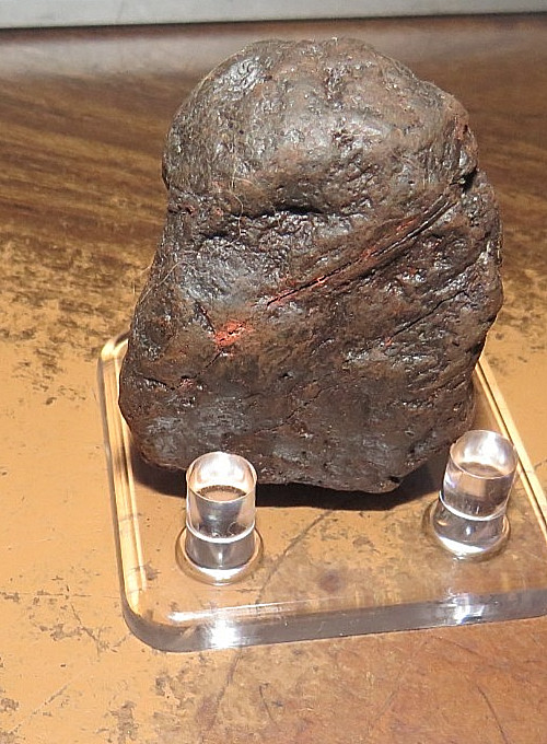 160 gm Aletai iron meteorite Rough uncut china xinjian armanty stand JAL