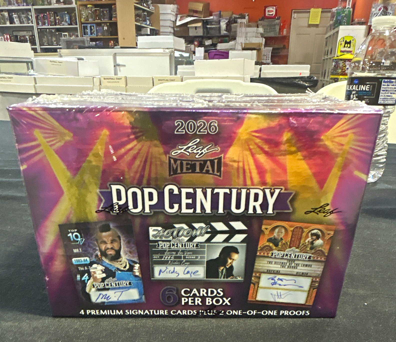 Leaf 2026 Metal Pop Century Sealed Hobby Box 6 Cards Autographed Signatures