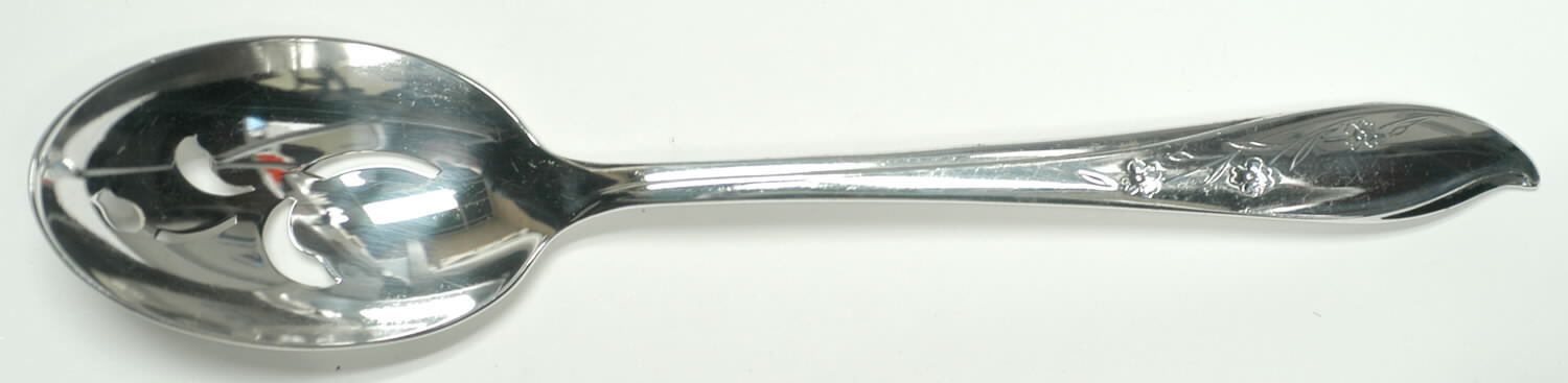International Silver Springtime  Pierced Serving Spoon 259704