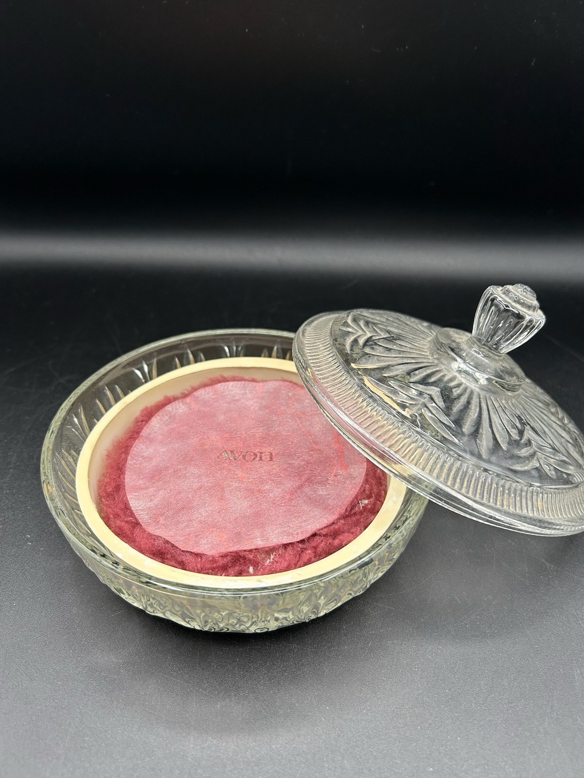 VTG Avon Crystalique Beauty Container Timeless VTG Avon Crystalique Beauty Container Timeless