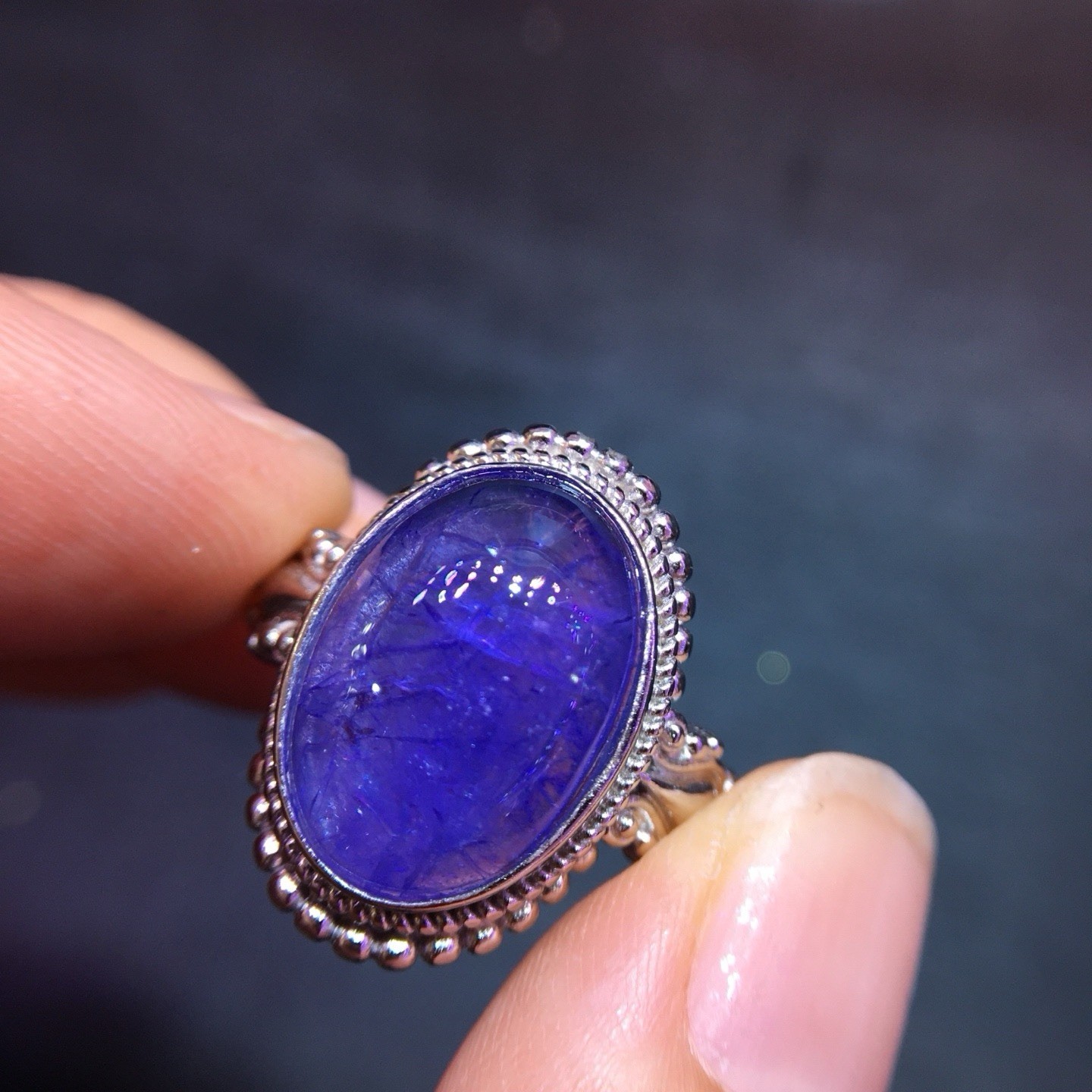 Natural Tanzanite ring