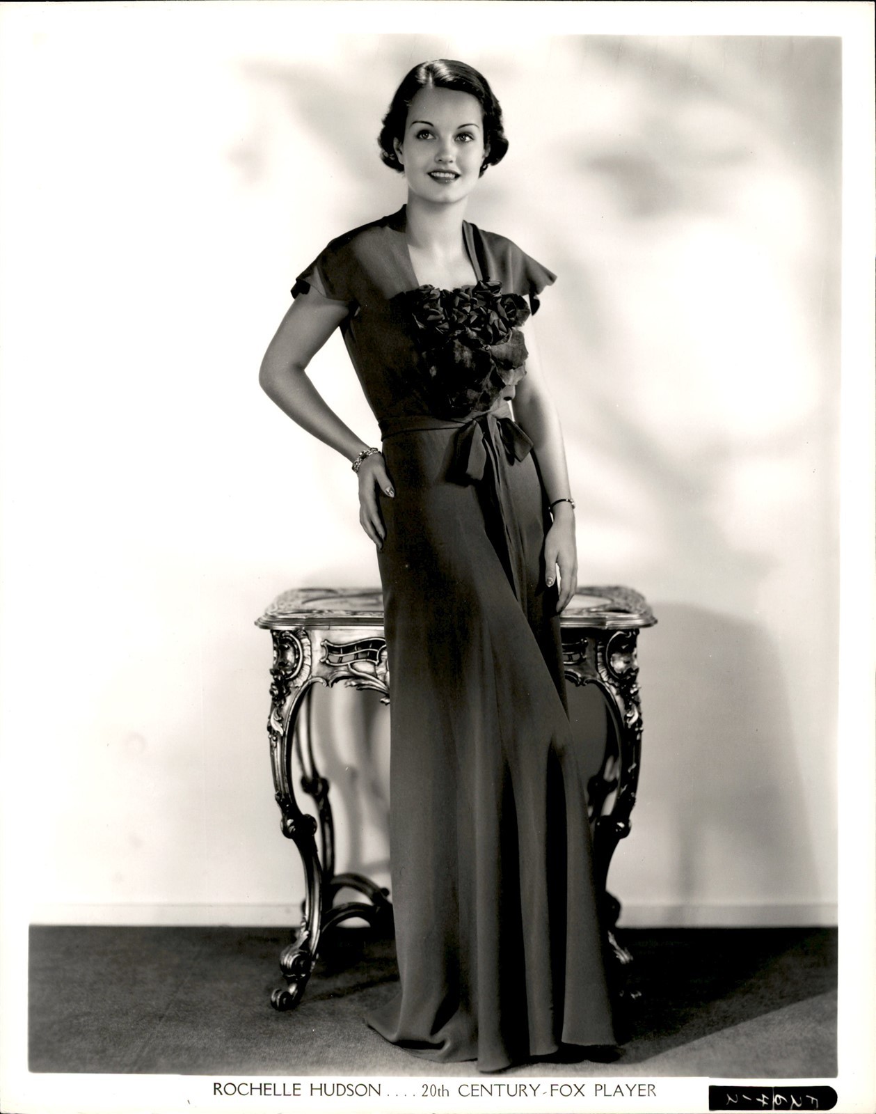 LMPE30 Orig Gene Kornman Photo ROCHELLE HUDSON GLAMOUR SHOT 1930s-40s FOX PLAYER