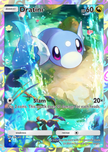 [DIGITAL] Dratini - Deluxe Pack Mega - Full Art - ENG - Pokemon TCG Pocket