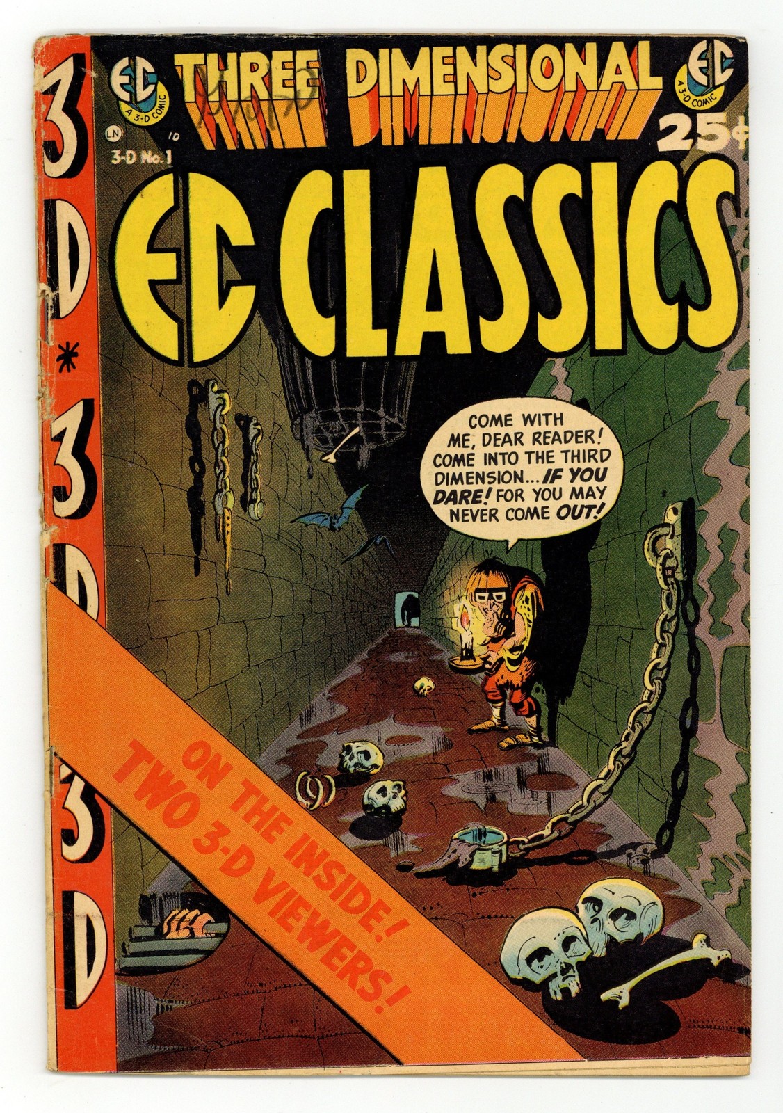 Three Dimensional E. C. Classics #1 GD/VG 3.0 1954