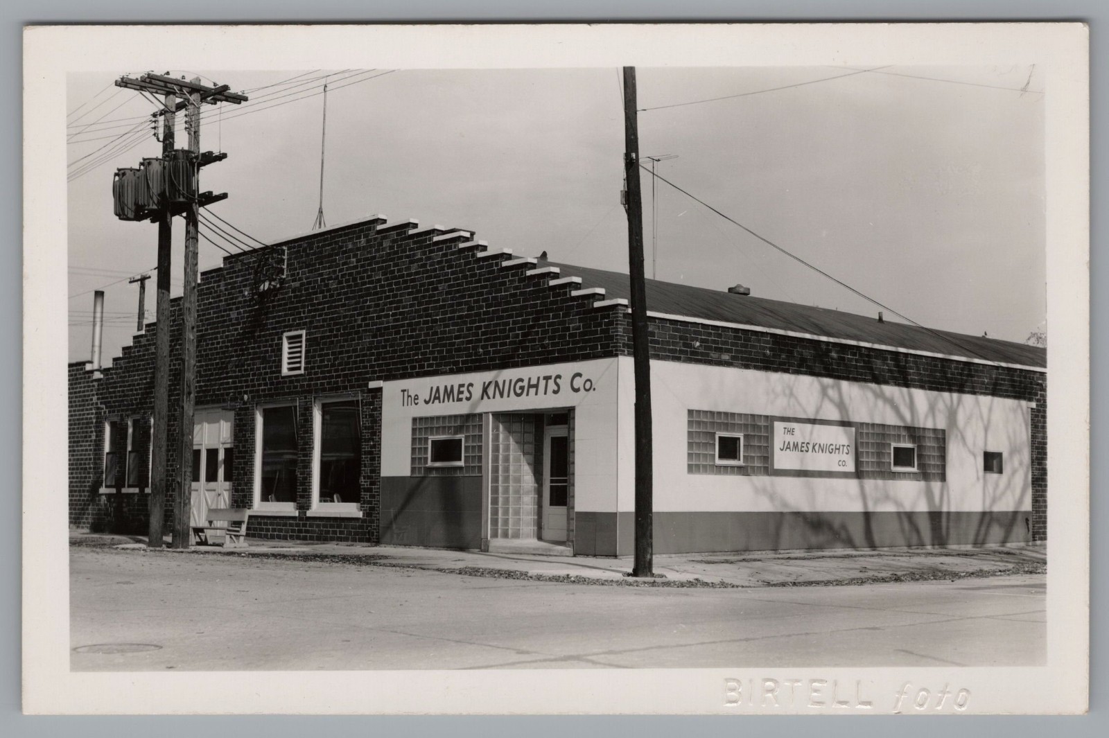 RPPC The James Knights Company Sandwich IL Illinois Real Photo Postcard 1940s