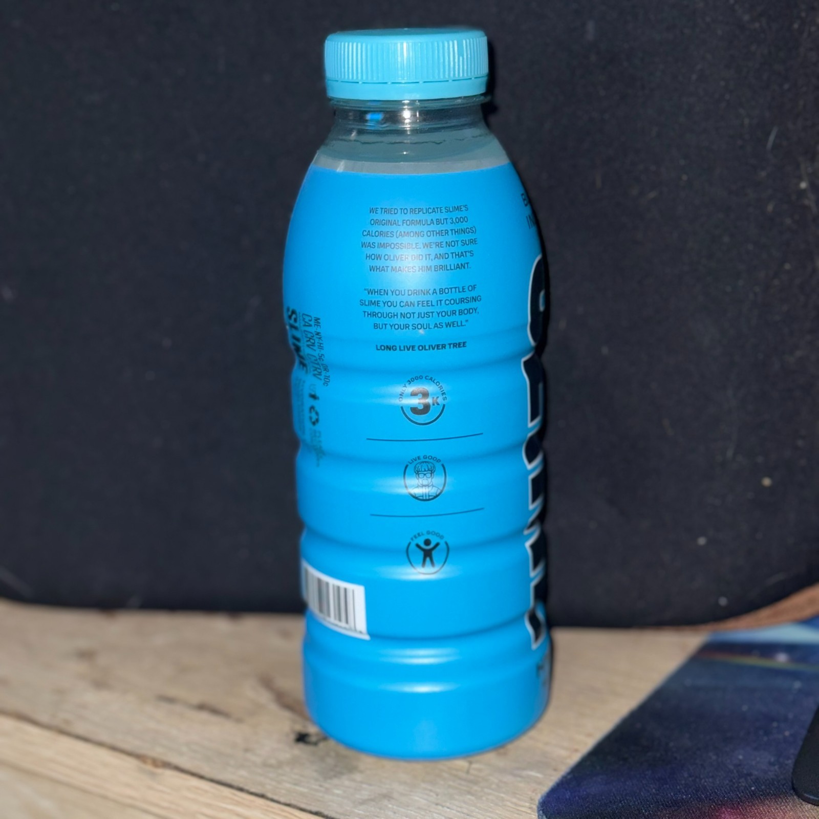 PRIME Slime by Oliver Tree Blue Goo Indoogoo Collector Bottle 16.9oz Sealed