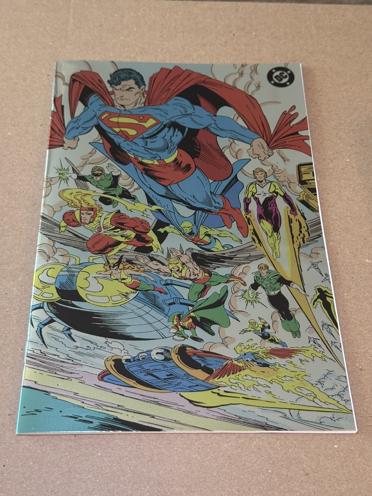 NYCC 2025 Justice League #1 Todd McFarlane Virgin Foil Whatnot Ltd1000 DAMAGED
