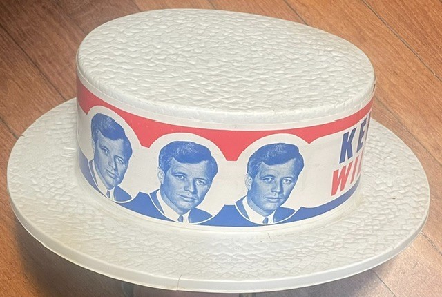 Robert Kennedy 1968 campaign skimmer hat