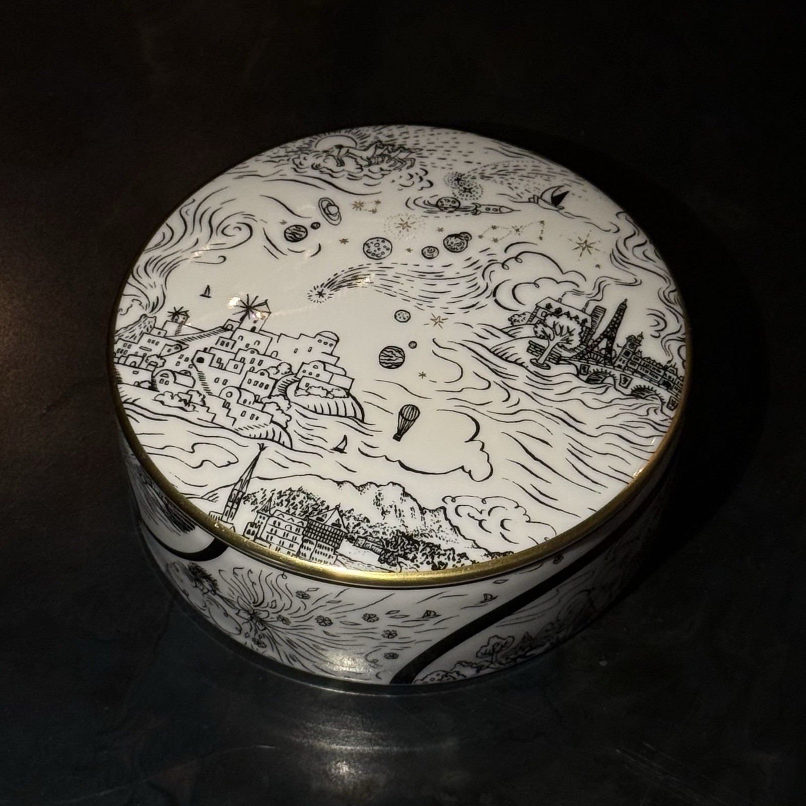 limited-edition Ginori 1735 x Mytheresa porcelain bonbonnière (trinket box)