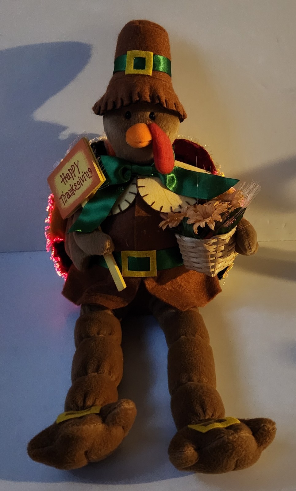 2004 Avon Gobbles the Fiber Optic Turkey, Thanksgiving Plush, Working 2004 Avon Gobbles the Fiber Optic Turkey, Thanksgiving Plush, Working