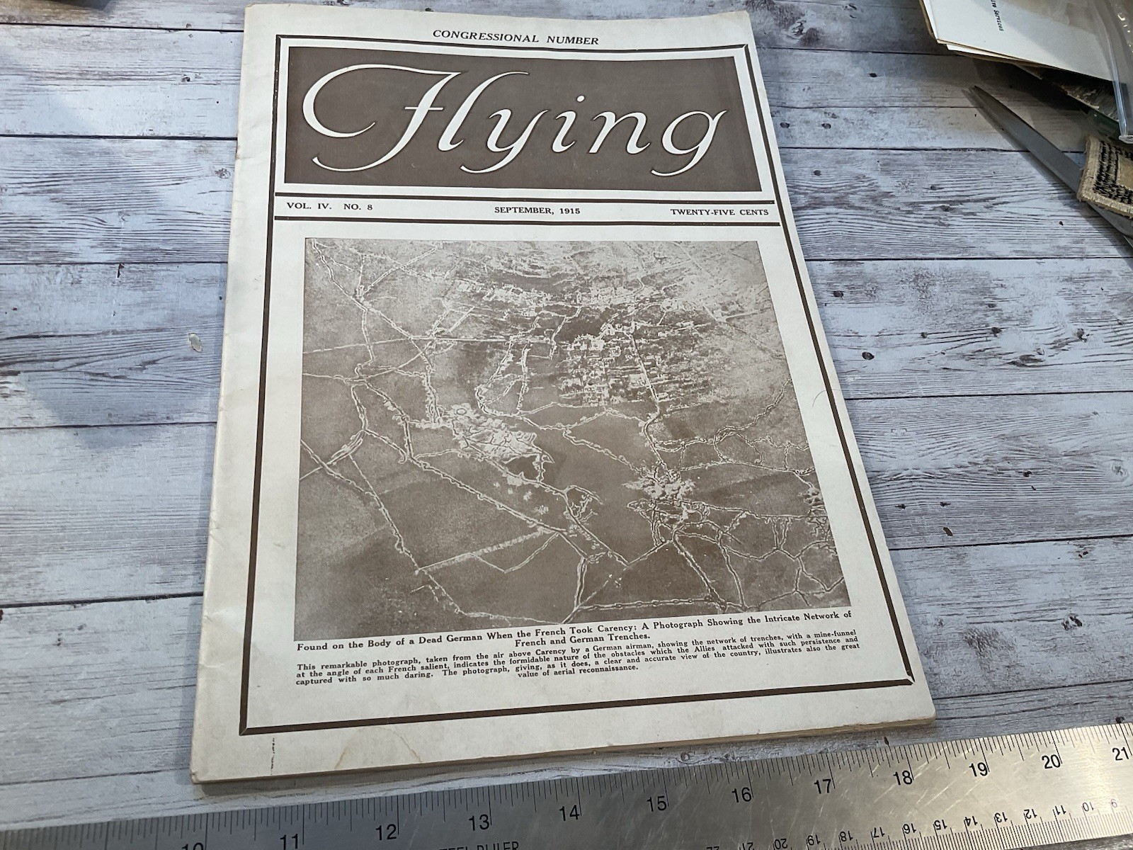 ORIGINAL SEPT 1915 FLYING AVIATION MAGAZINE - GREAT ADS