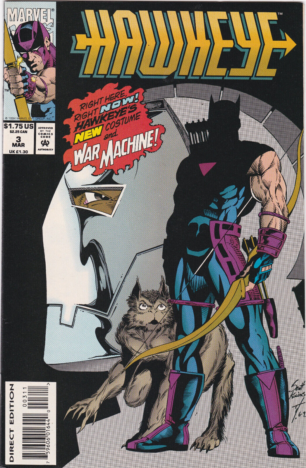 Hawkeye #3 (1994) Marvel Comics, High Grade