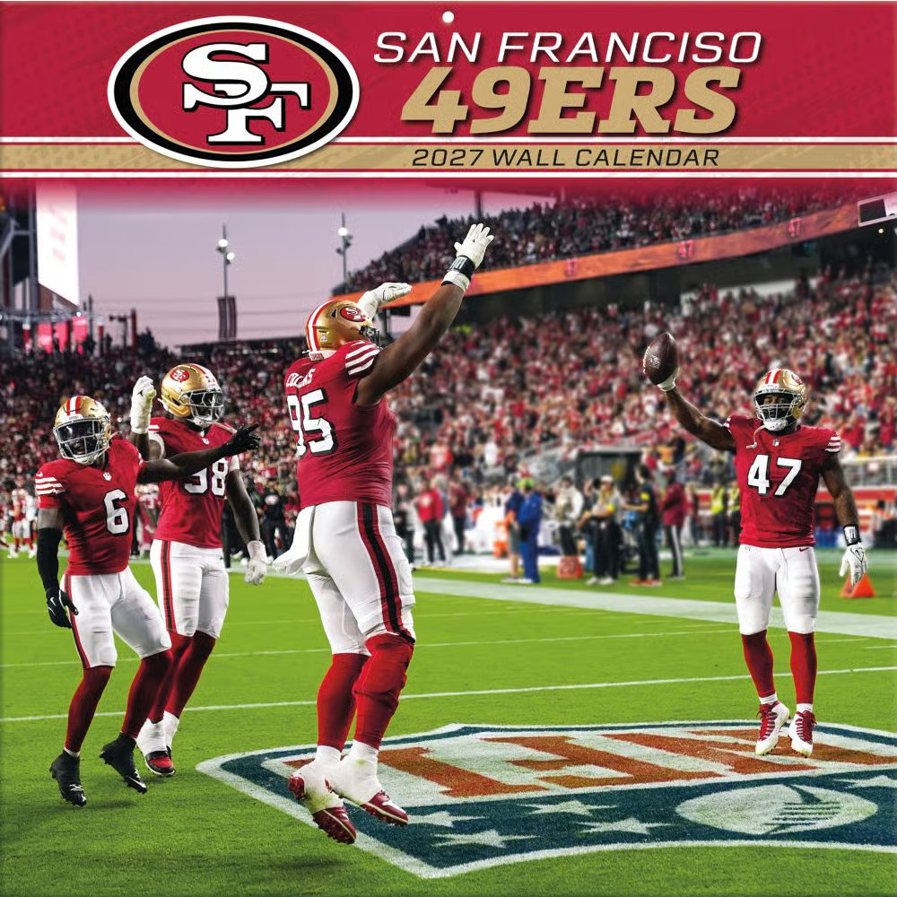 Turner Licensing,  NFL San Francisco 49ers 2027 Wall Calendar