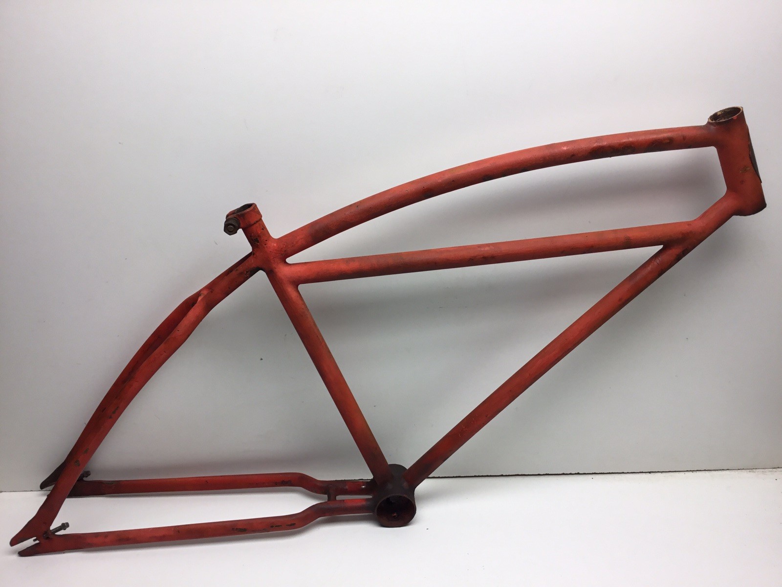 Prewar Schwinn Bicycle Men’s Frame 26” 2.125” Motorbike Straightbar Admiral