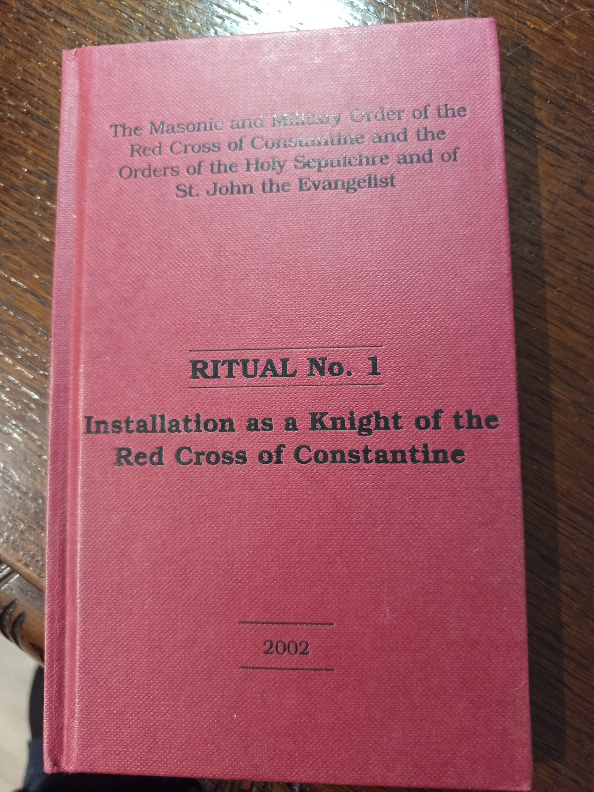 Installation as a Knight of the Red Cross of Constantine Freemasonry masonic/514