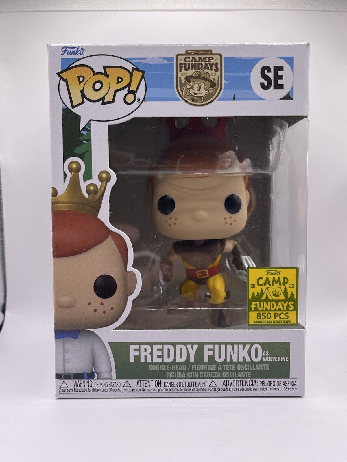 Funko POP Camp Fundays: Freddy Funko As Wolverine (2023 Camp Fundays)(850 PCS)